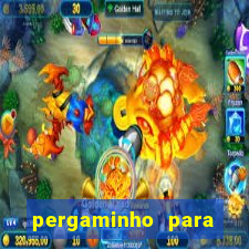 pergaminho para escrever dentro